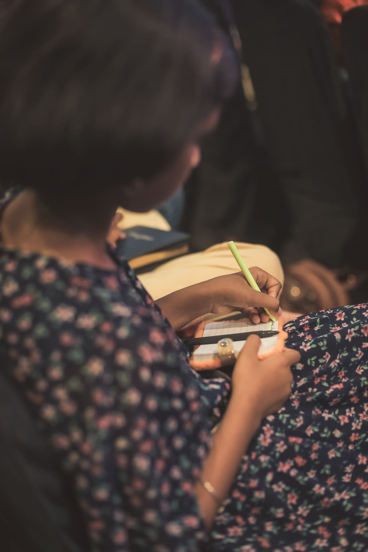 Women gathered in worship and fellowship at Flourish